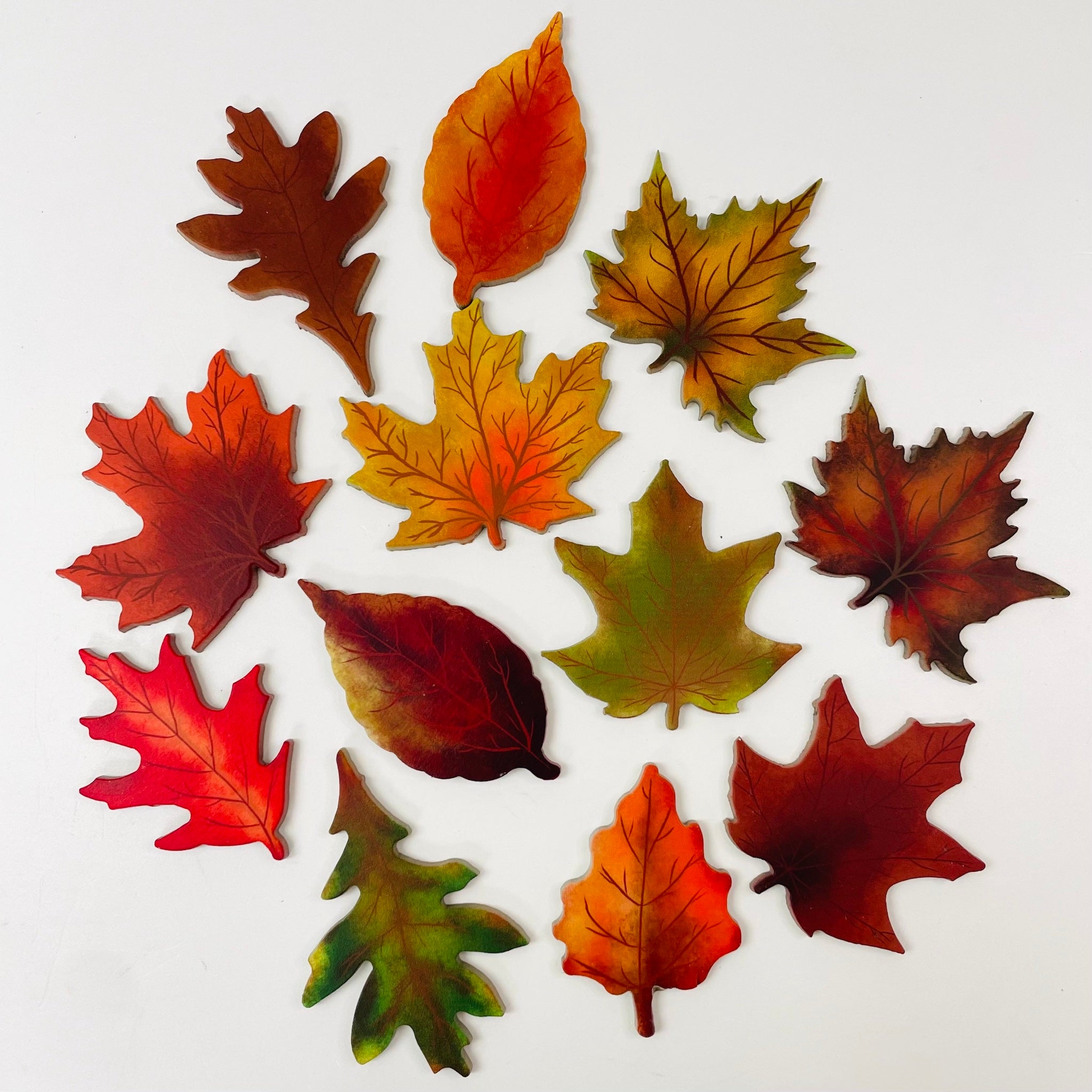 Leaves365, set of 12 accent leaves for tabletop 