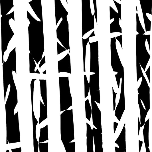 Art Tiles: Bamboo B&W