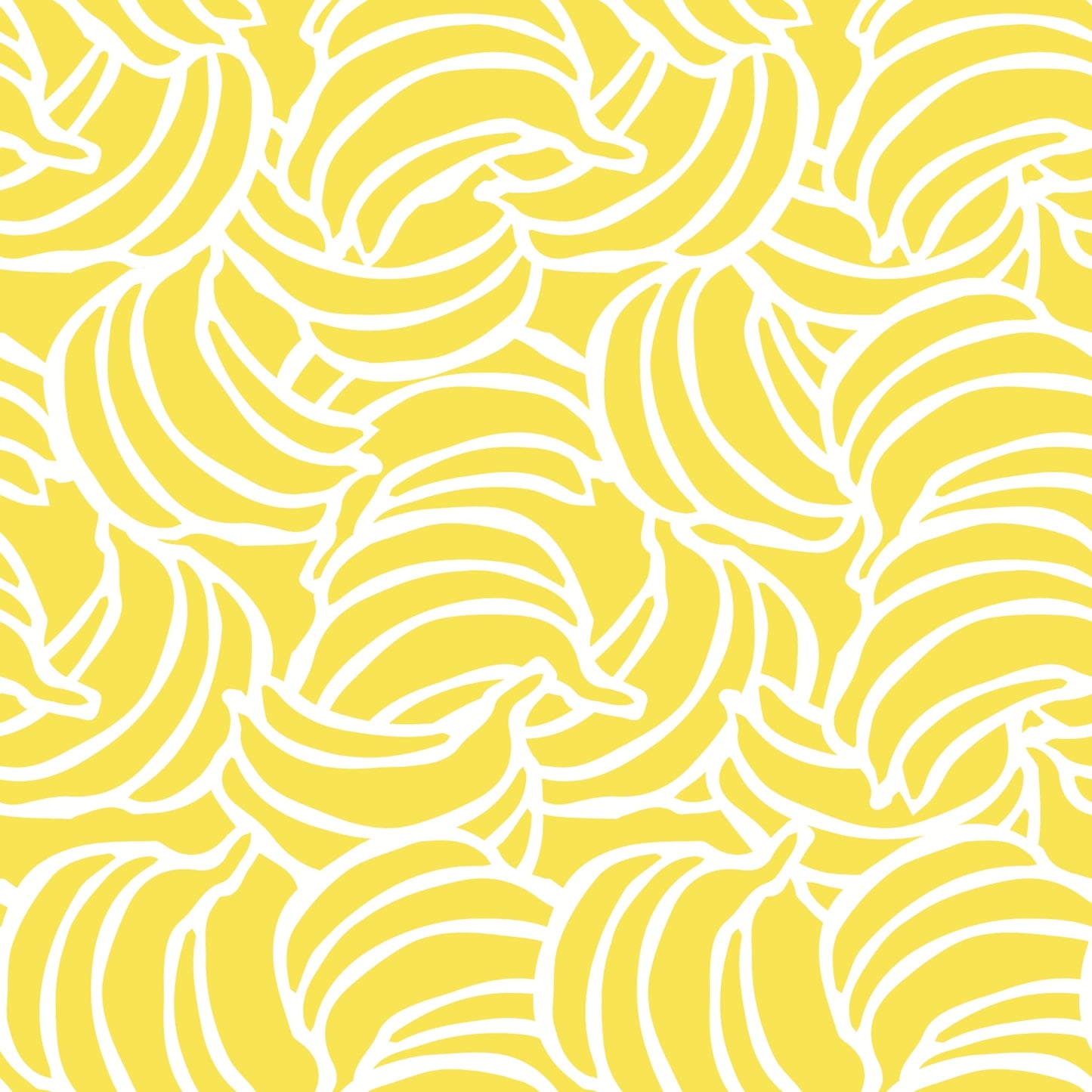 Art Tiles: Banana Pop (Yellow & White)