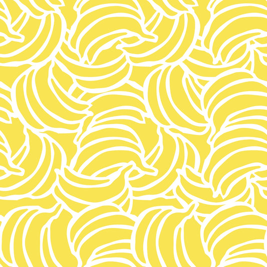 Art Tiles: Banana Pop (Yellow & White)