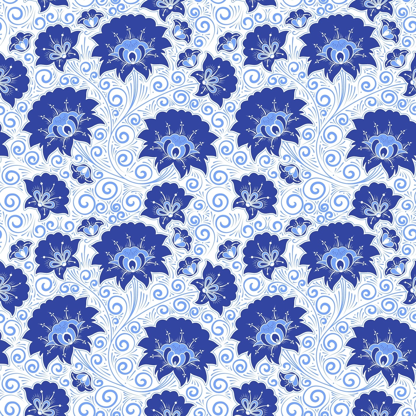 Art Tiles: Blue Buds