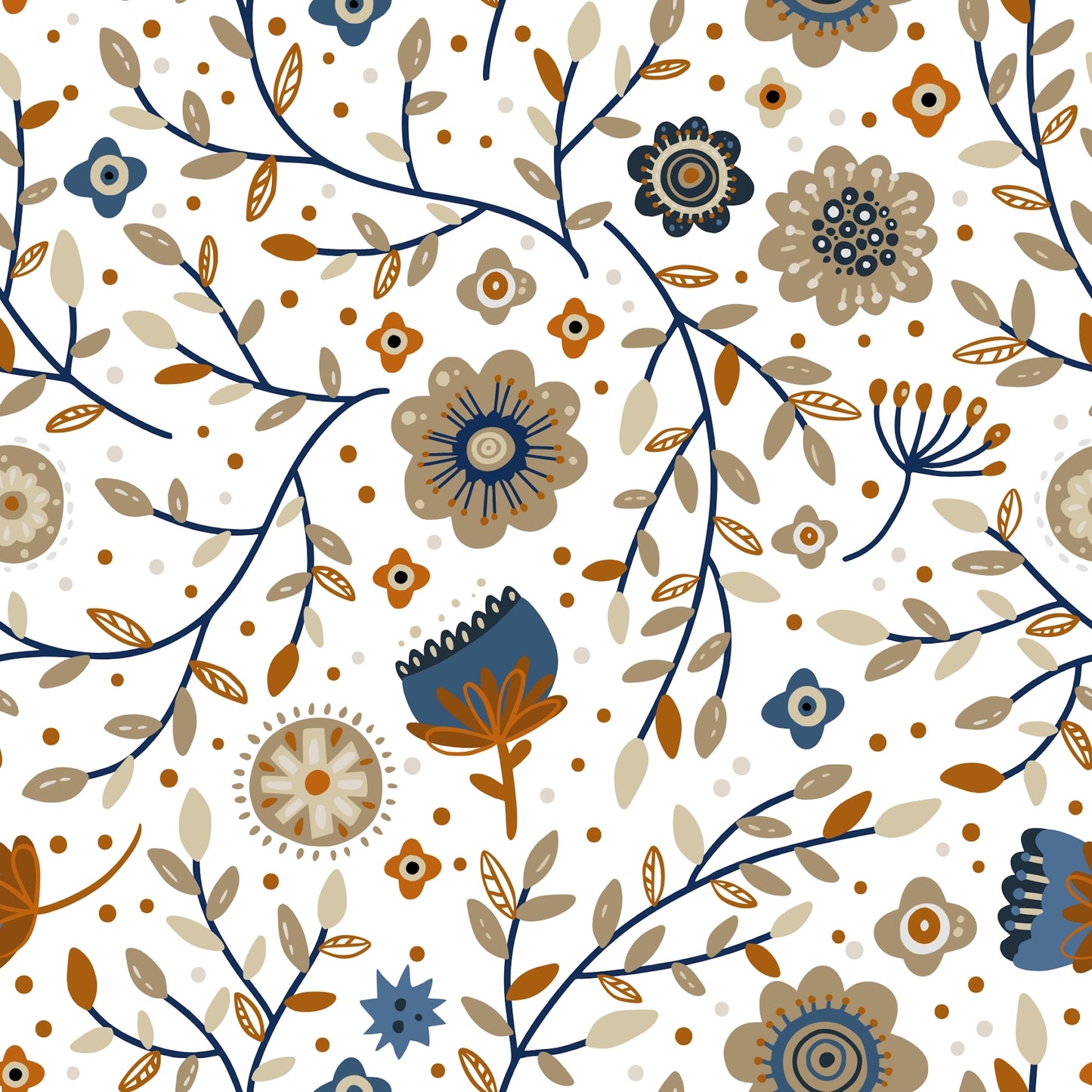 Art Tiles: Country Floral