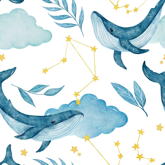 Art Tiles: Whales & Constellations