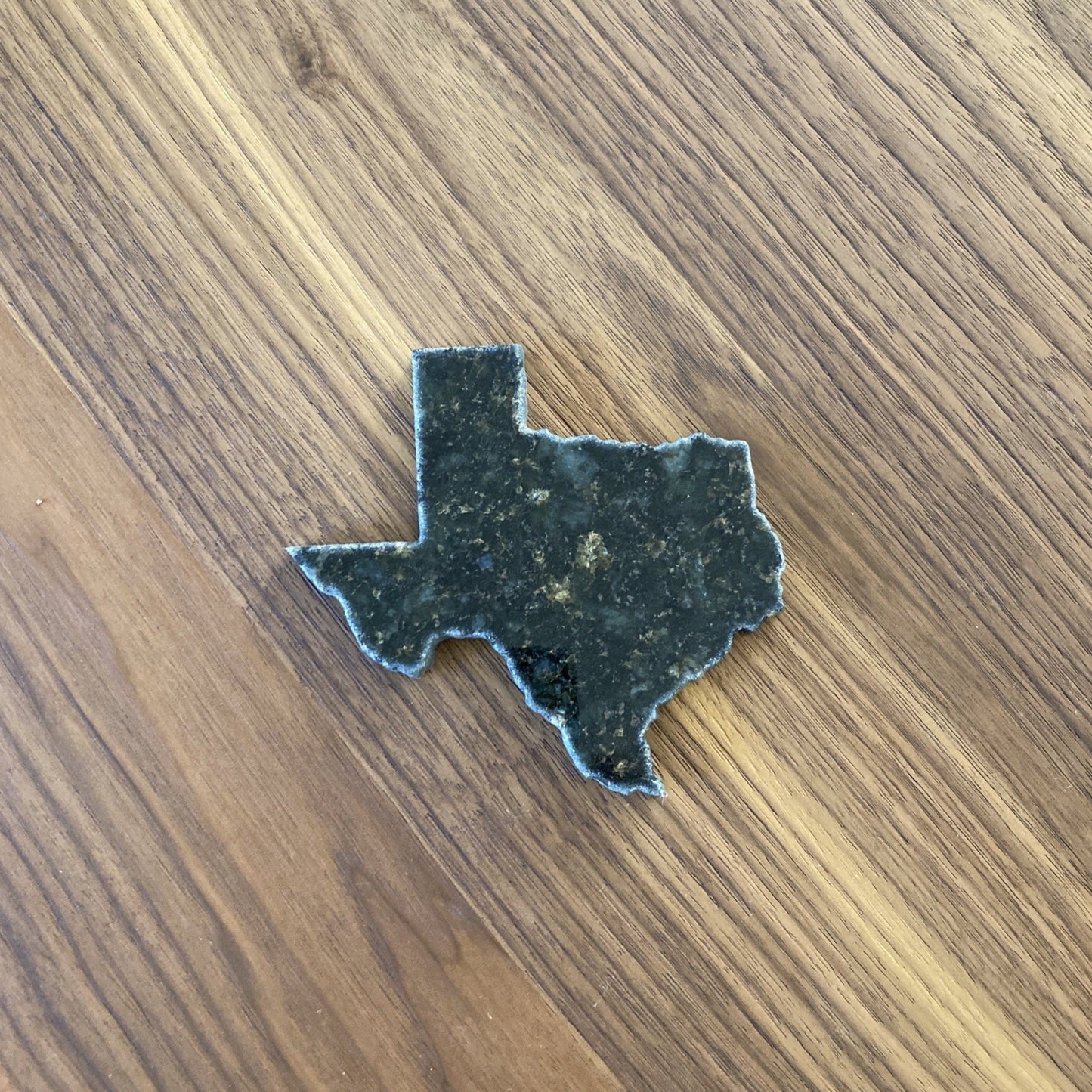 Texas Stone Coasters Set: Almost Oil Black