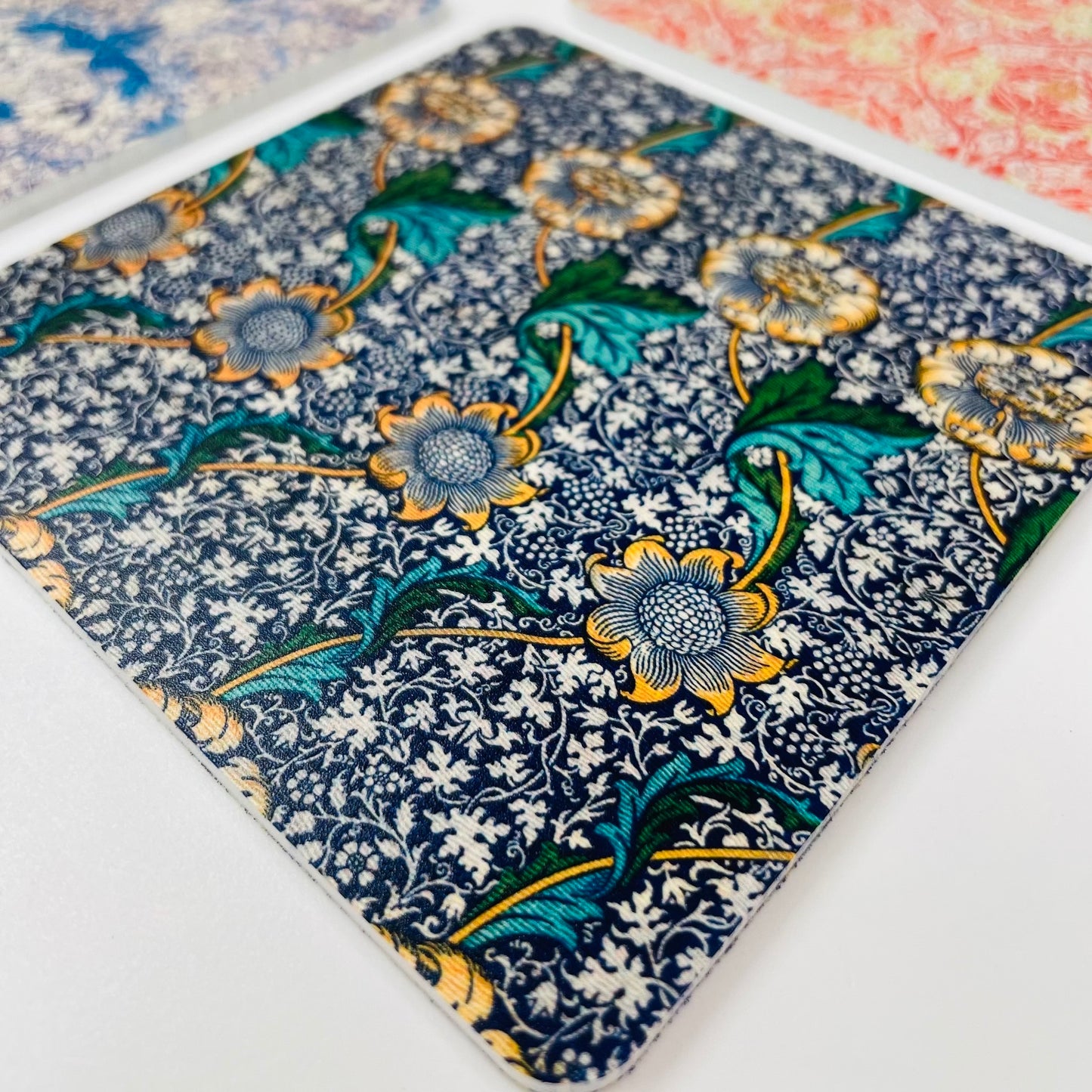 Art Coasters Set: William Morris Floral Patterns Collection