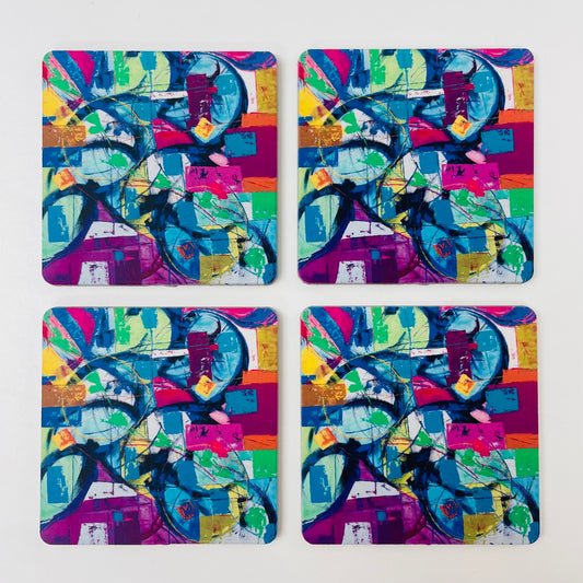 Art Coasters Set: Marc Dominus "After Some Consideration"