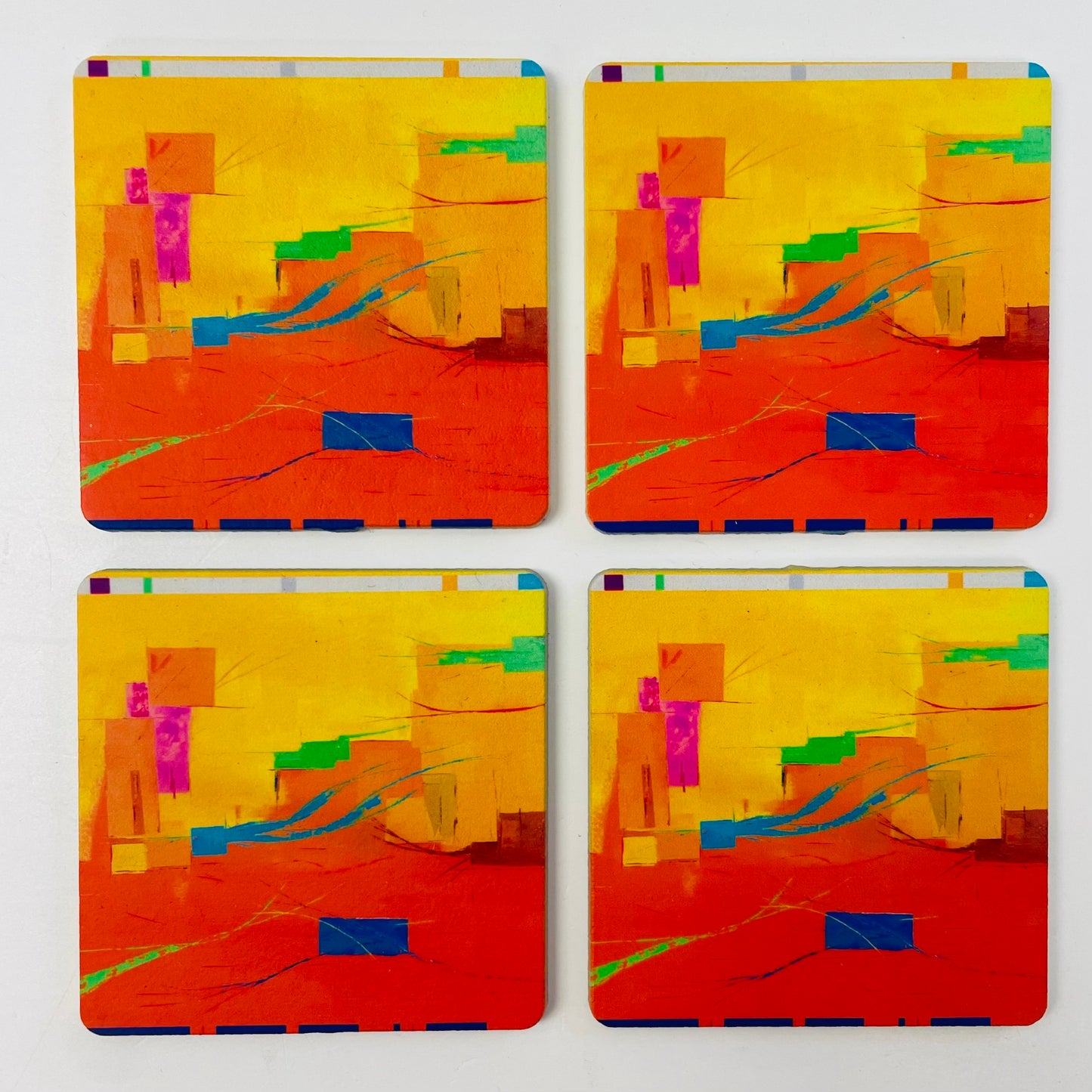 Art Coasters Set: Marc Dominus "From Whence There is Joy"