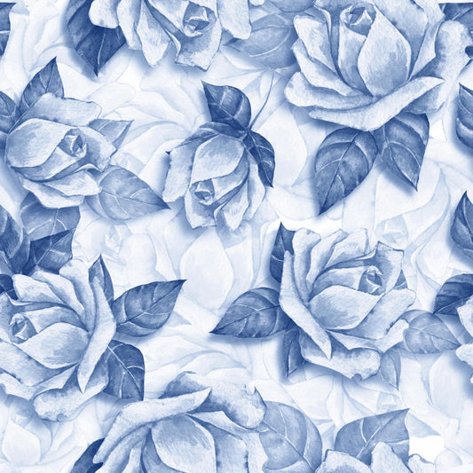 Art Tiles: Denim Rose