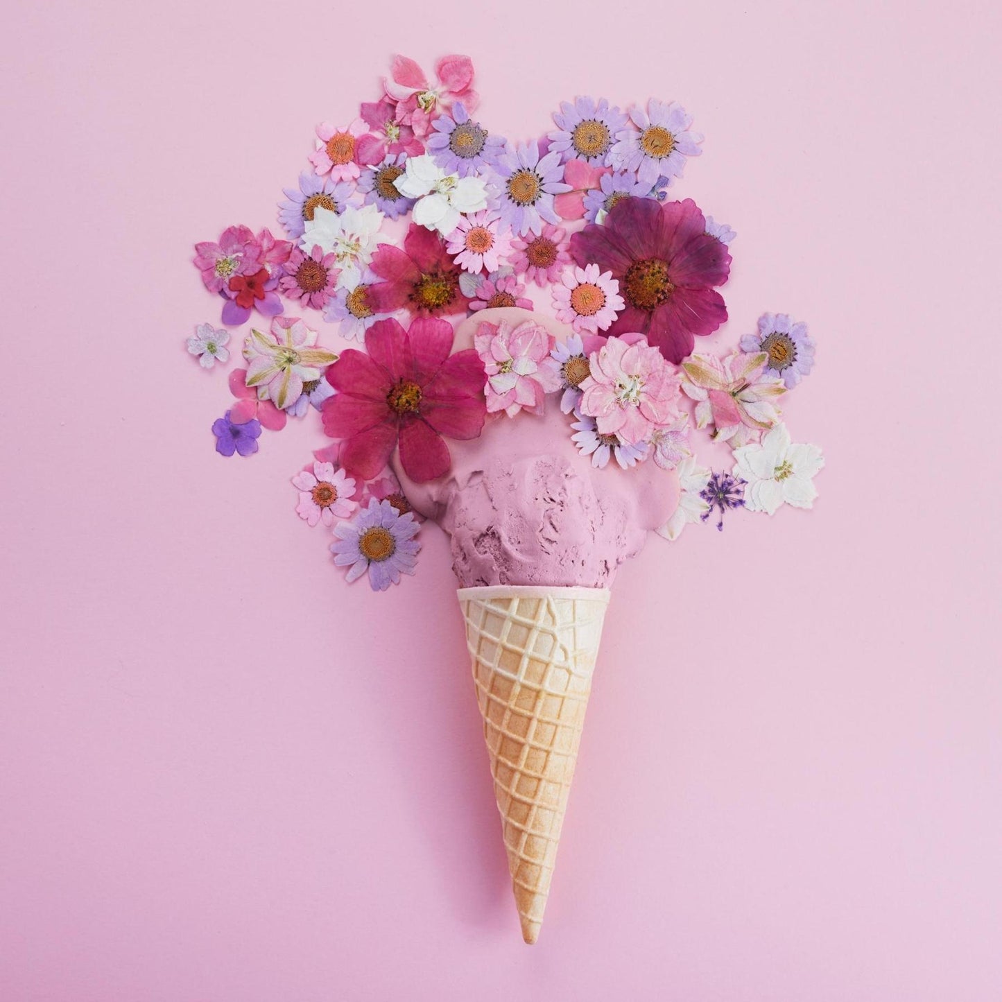 Art Tiles: Ice Cream Flowers