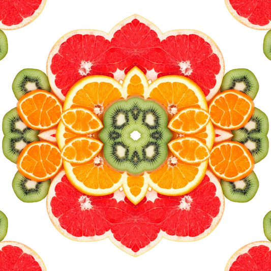 Art Tiles: Fruit Mandala