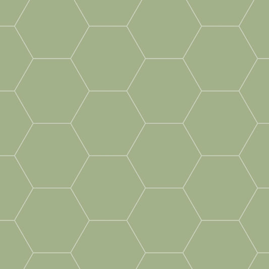 Art Tiles: Honeycomb (Sage)