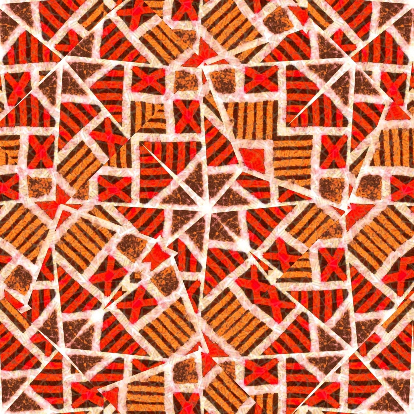 Art Tiles: Kaleidoscope (Red)