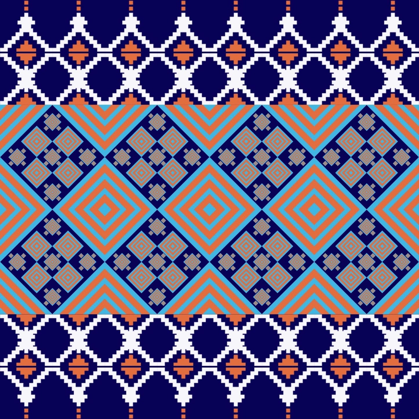 Art Tiles: Geometric Rug