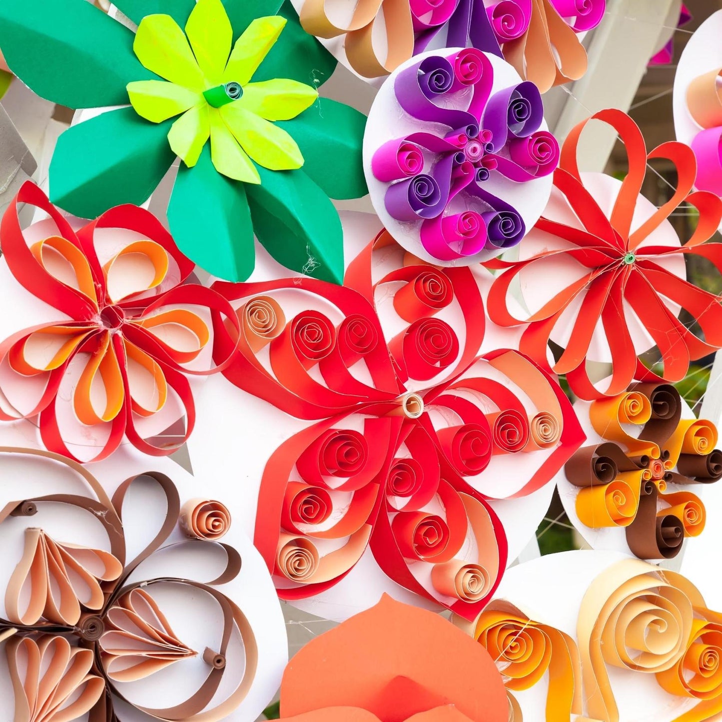 Art Tiles: Paper Flowers