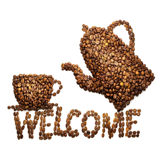 Art Tiles: Welcome Coffee Beans