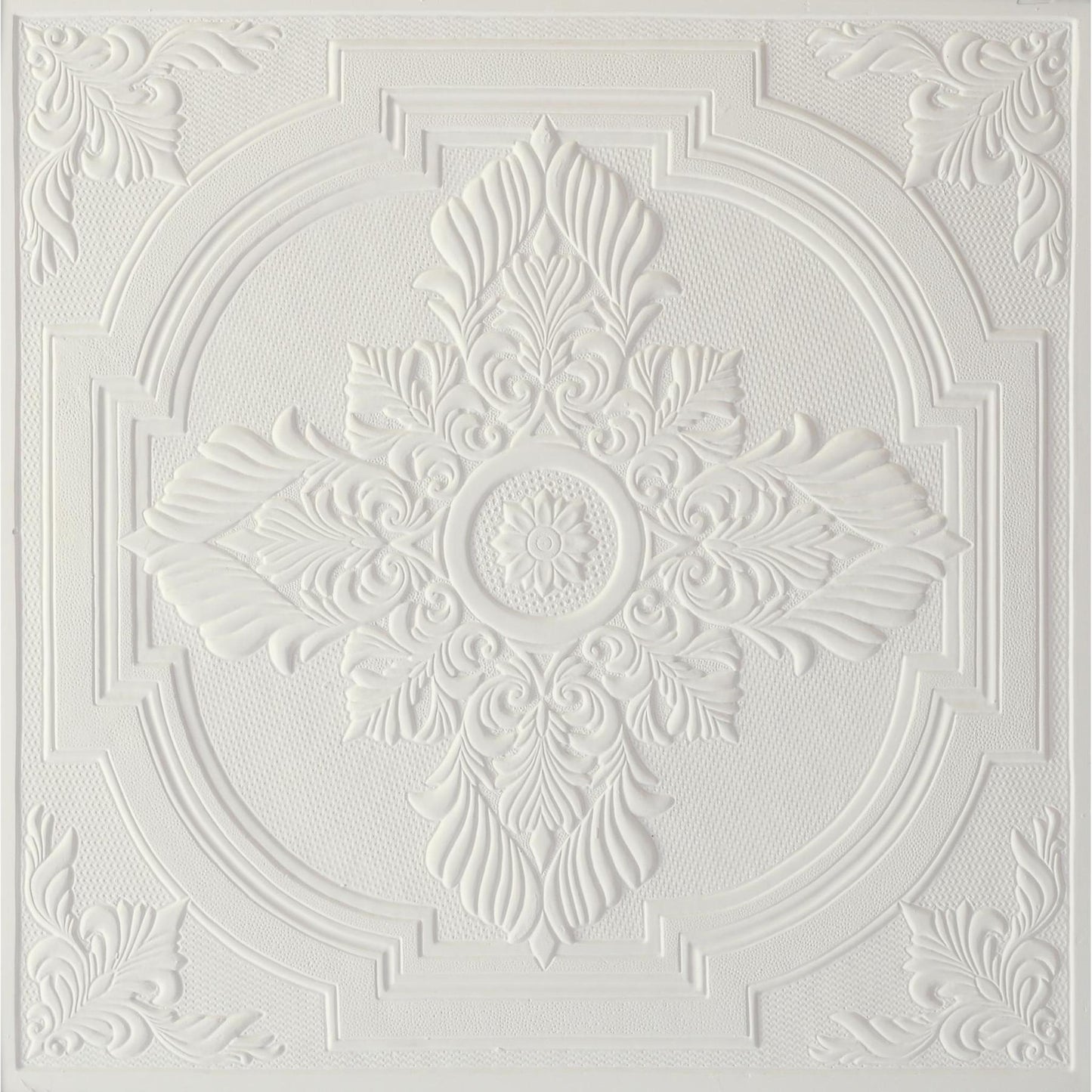 Art Tiles: White Tin