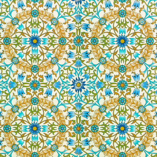 Art Tiles: William Morris "Vine pattern (blue daisies)"