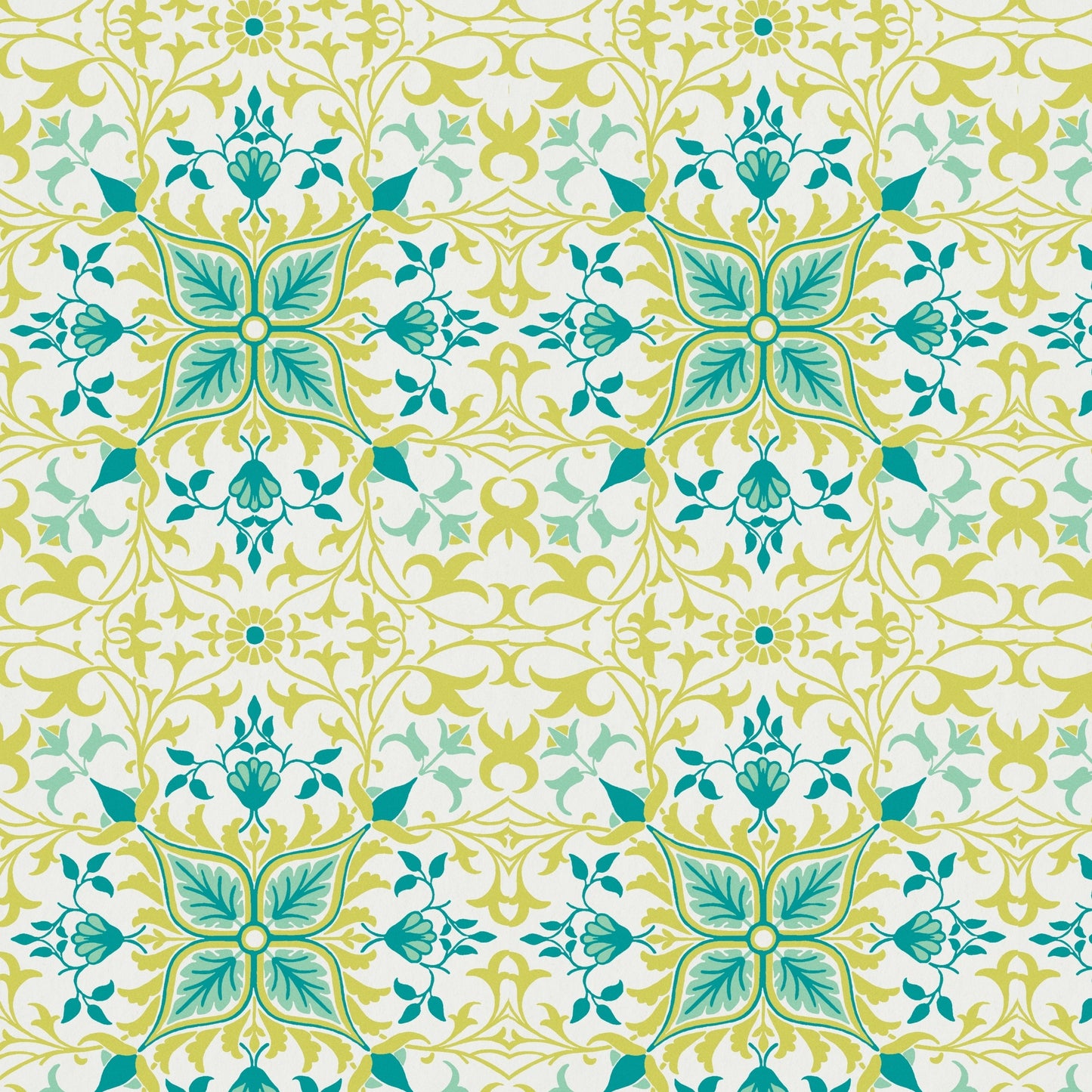 Art Tiles: William Morris "Vine pattern (yellow)"