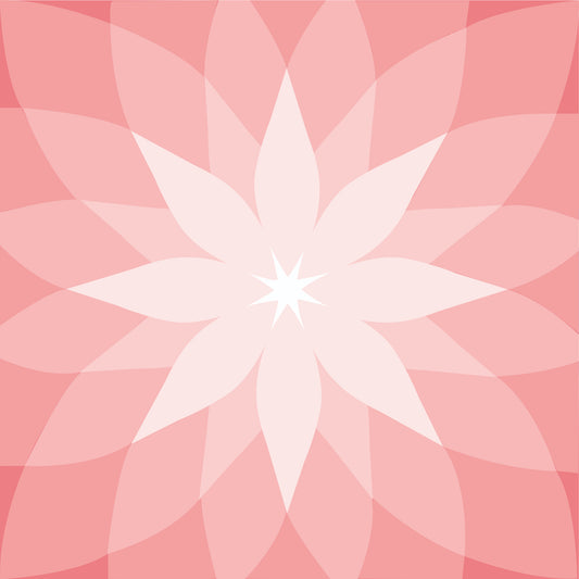 Art Tiles: Chrysanthemum - Peach