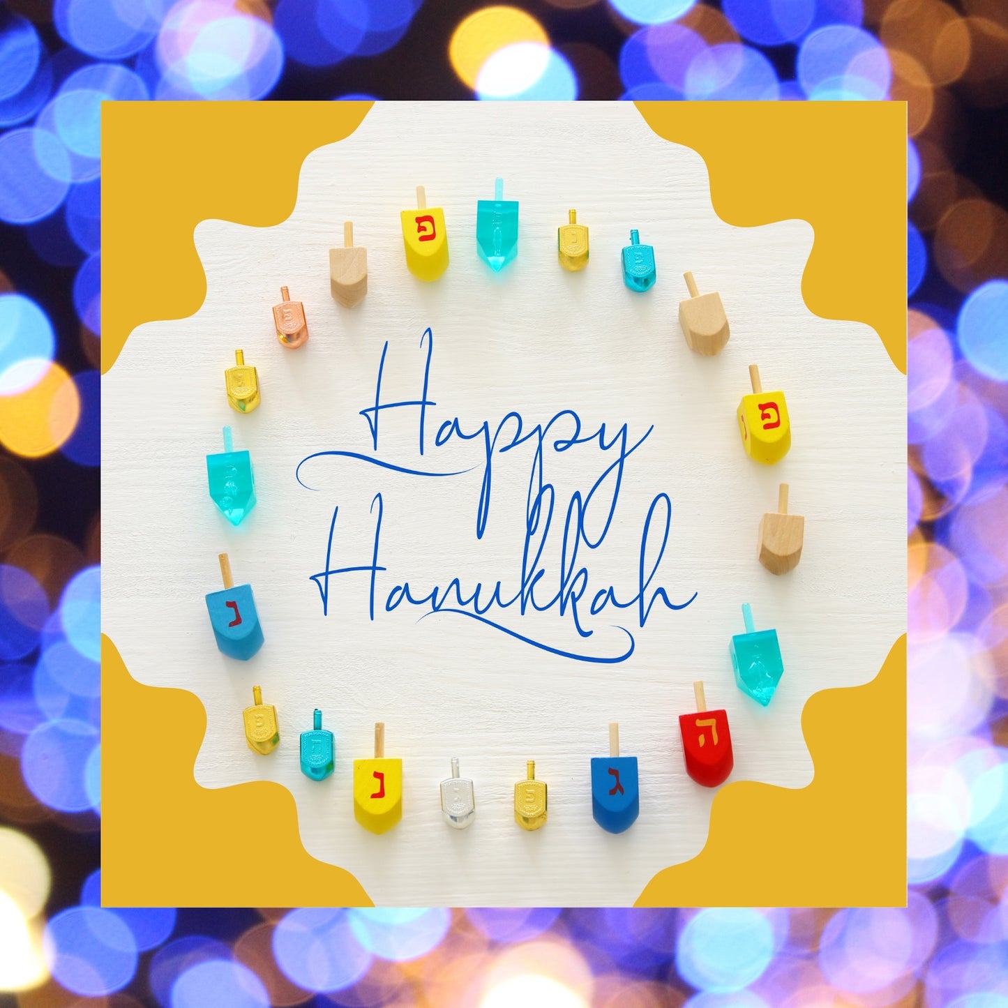 Coasters Set: Happy Hanukkah!