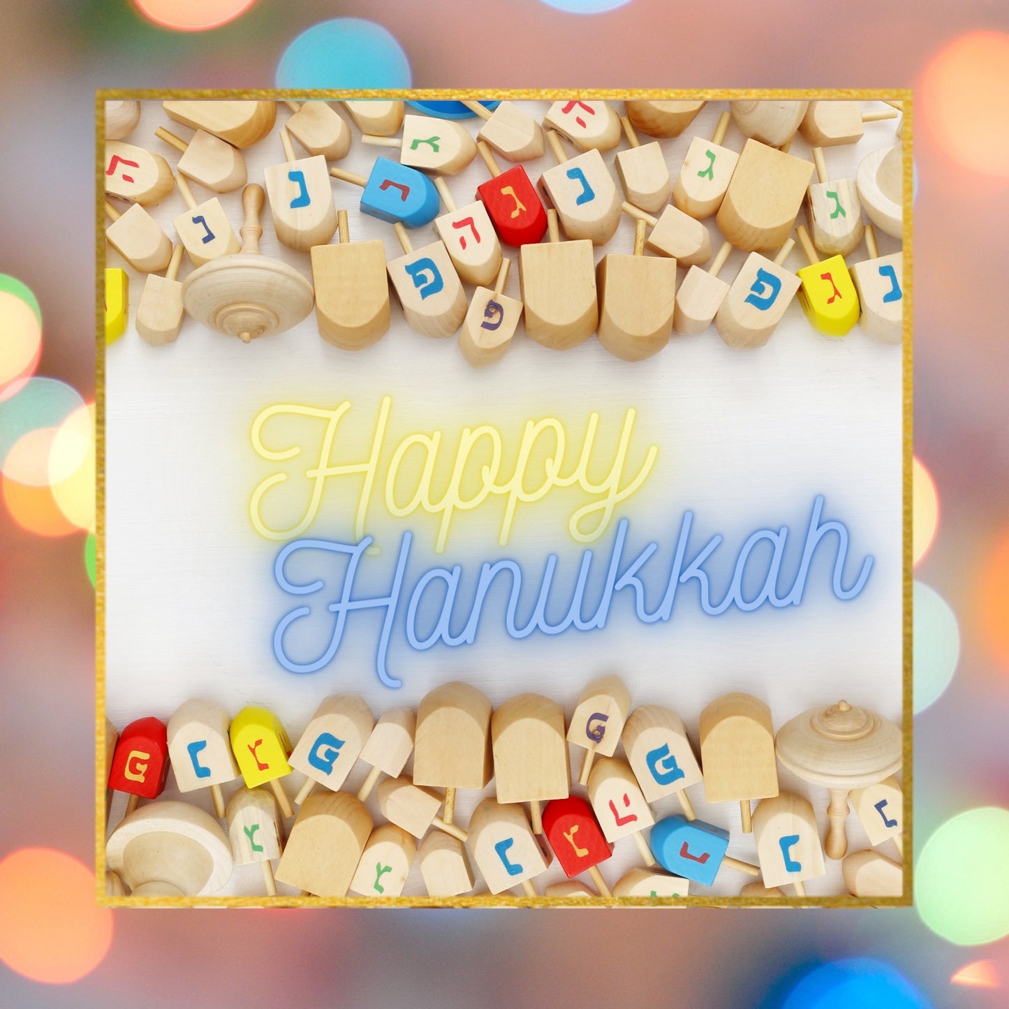 Coasters Set: Happy Hanukkah!