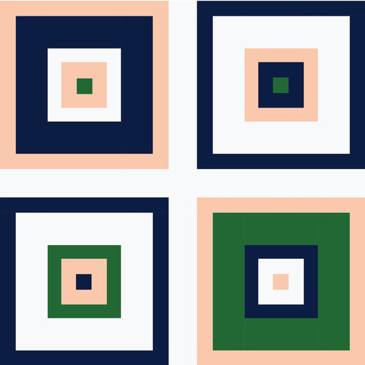 Art Tiles: Four Squares - Green