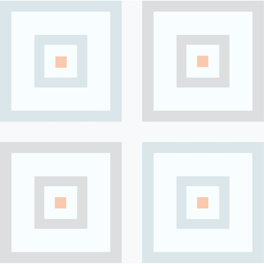 Art Tiles: Four Squares - Light Blue