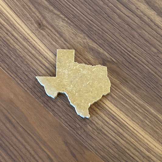 Texas Stone Coasters Set: Golden Triangle