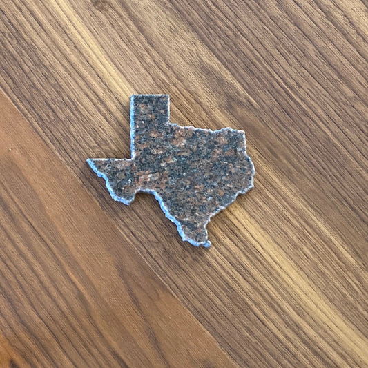 Texas Stone Coasters Brown Earth