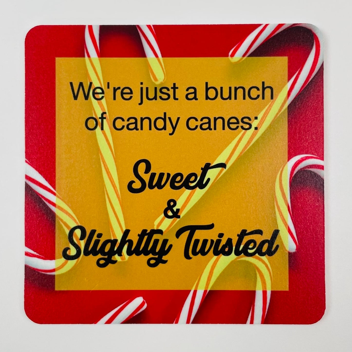 Coasters Set: Bunch of Candy Canes