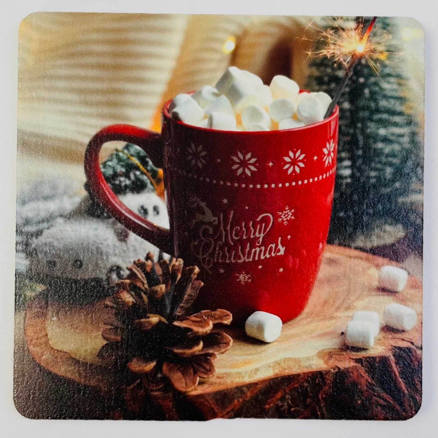 Coasters Set: Christmas Cocoa