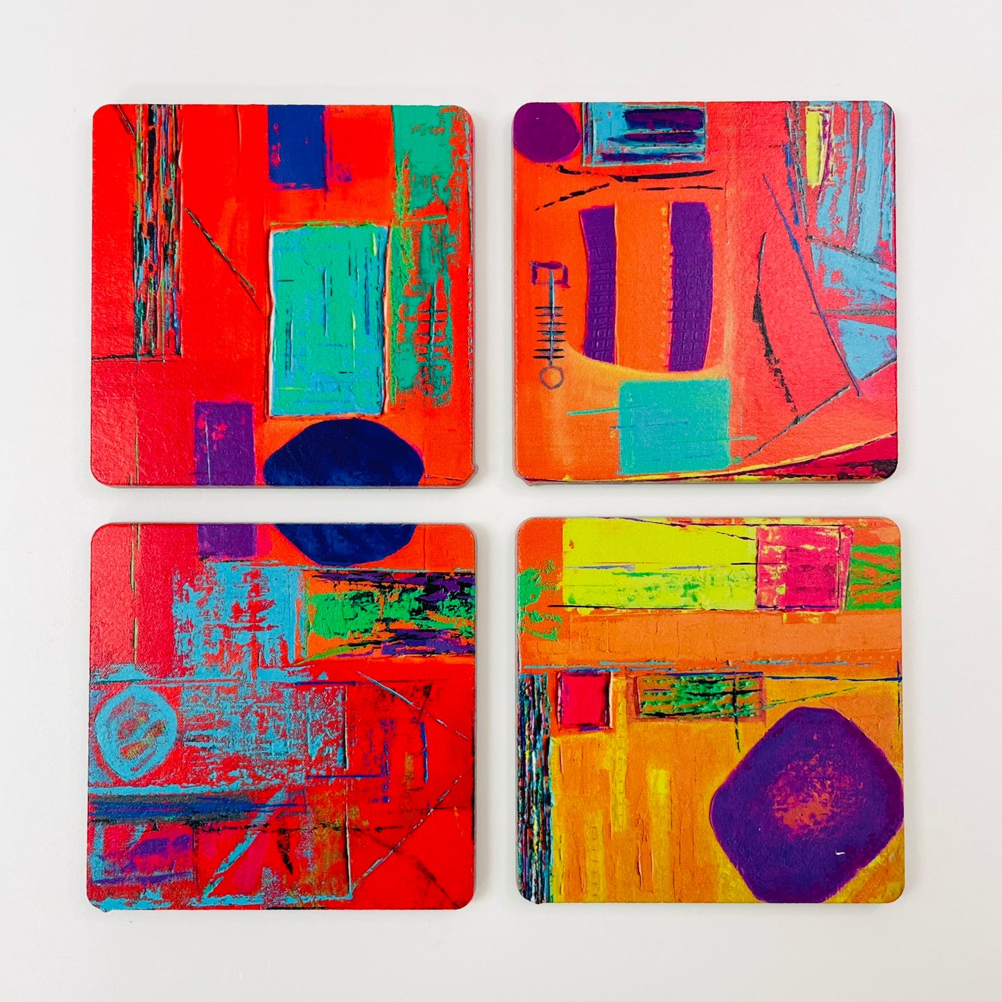 Art Coasters Set: Marc Dominus "Keepsakes, Relics and Collectibles"