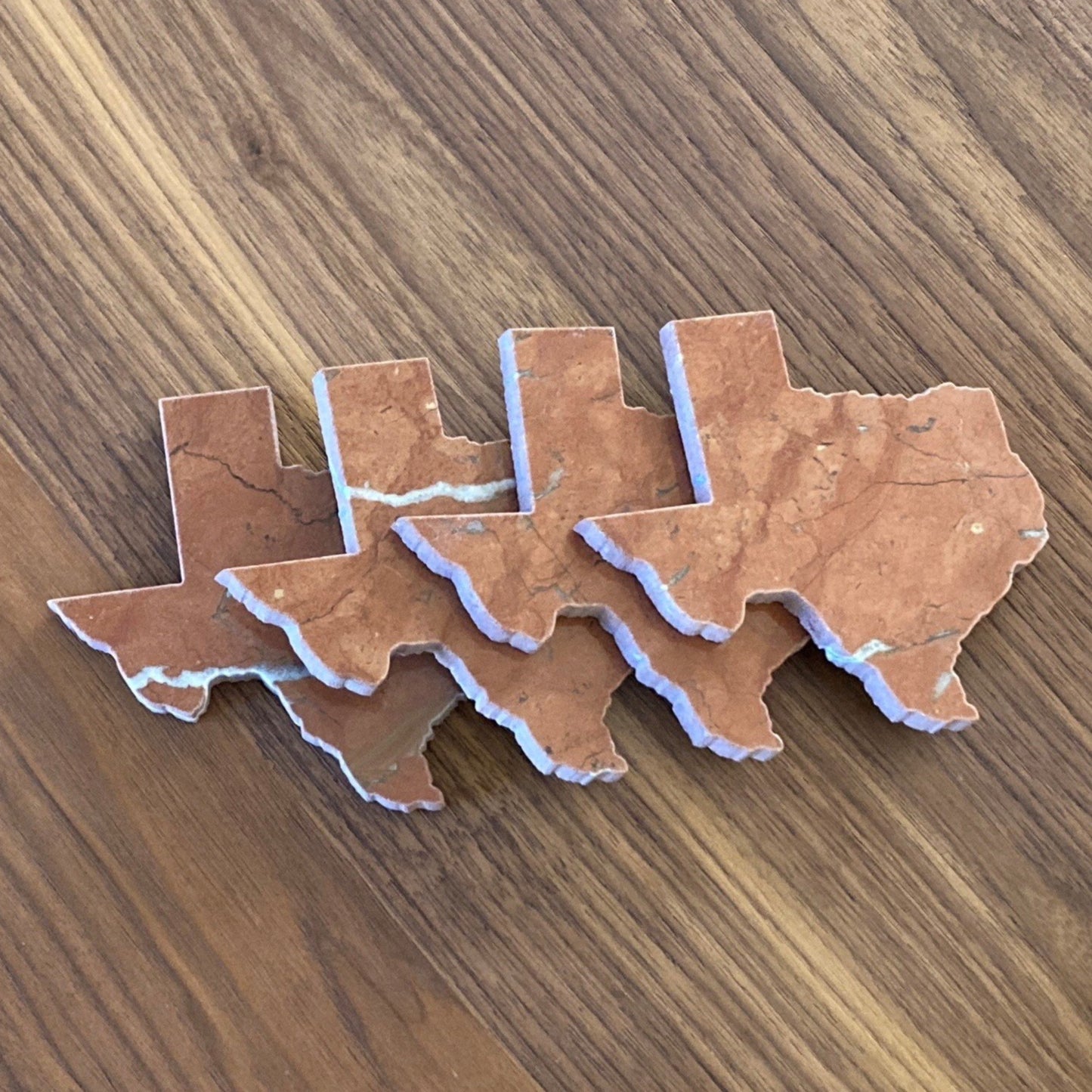 Texas Stone Coasters Set: Rosa Alcante'