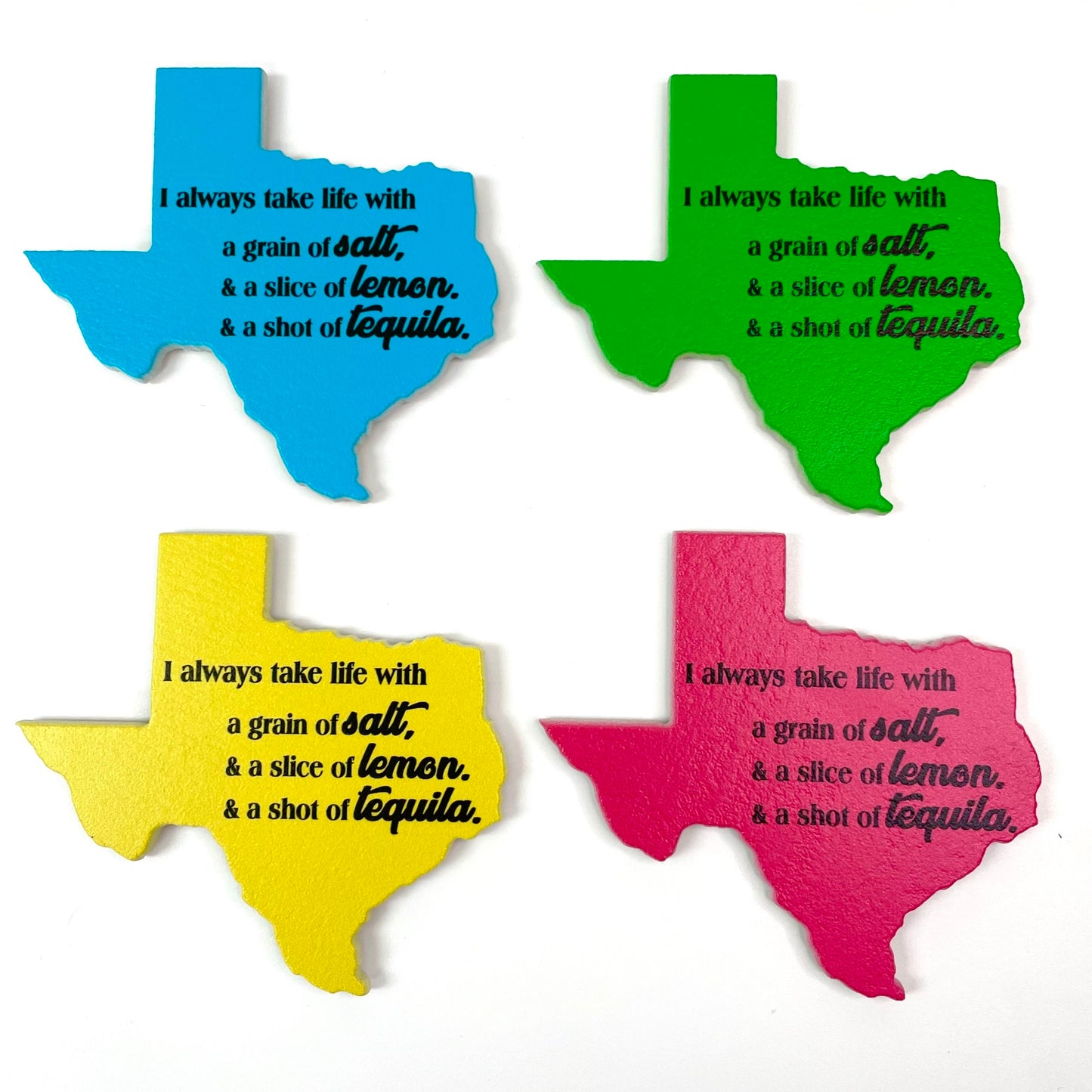 Texas Coasters Set: Life with Tequila