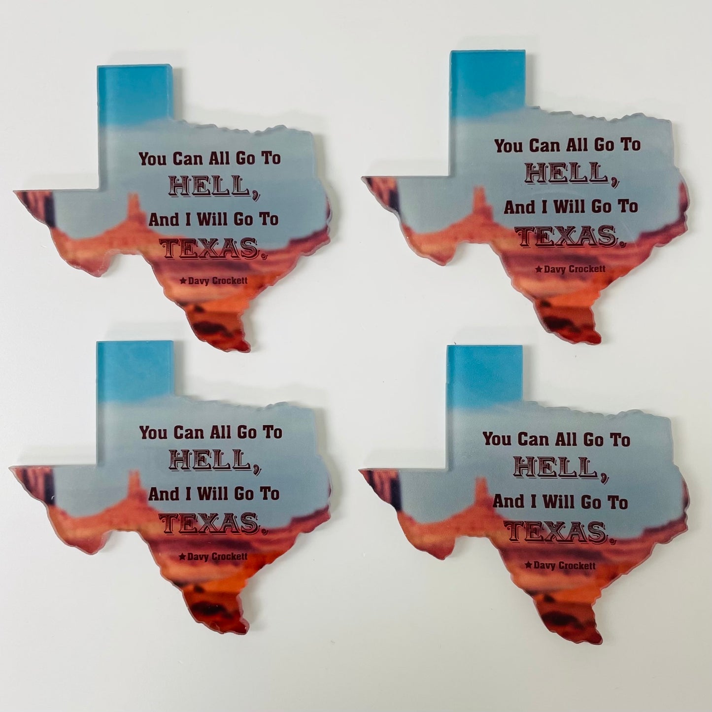 Texas Coasters Set: I'll go to Texas