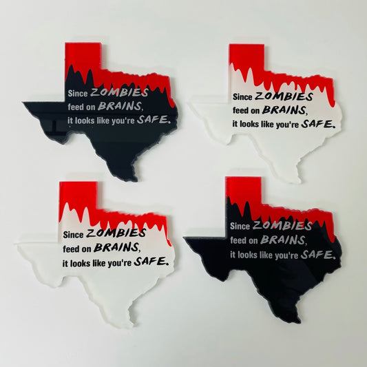 Texas Coasters Set: Zombie Brains