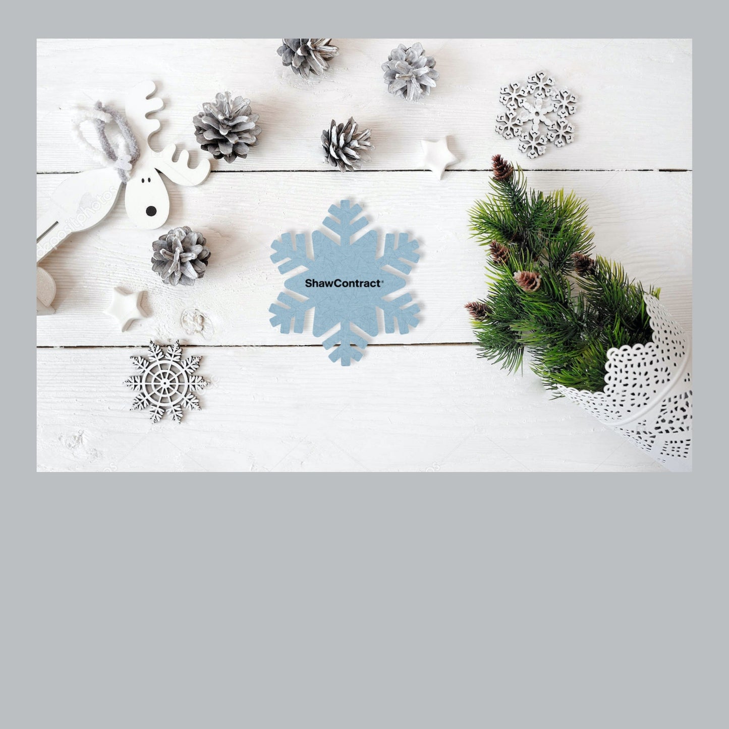 Shaw Contract Snowflake - Gratitude Gift, Box of 50